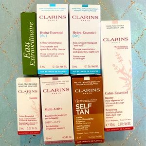 Clarins Sample Size Bundle - Clarins Paris Sample Sizes Skincare Bundle